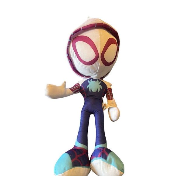 Marvel Multicolor Spidey Amazing Friends Ghost Spider Plush Doll - Picture 1 of 12